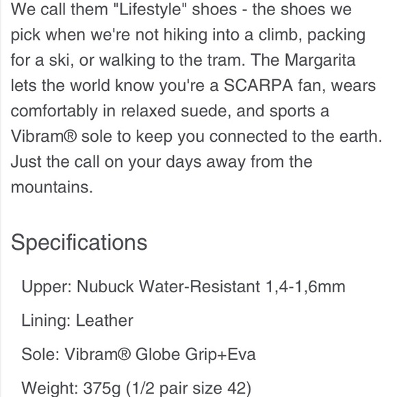 Scarpa margarita lifestyle shoe men’s size 8 - Picture 15 of 15